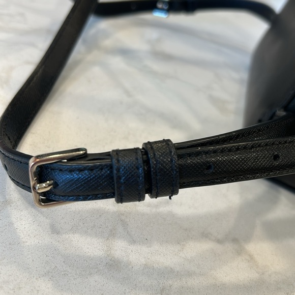 Kate Spade Black Perry Leather Backpack Gold Hardware Pockets - Picture 14 of 15